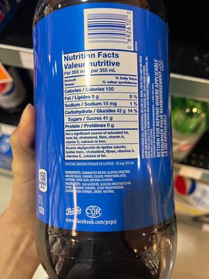 Diet Pepsi Ingredients